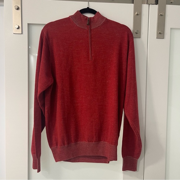 Peter Millar Other - Peter Millar Cranberry  pull over sweater